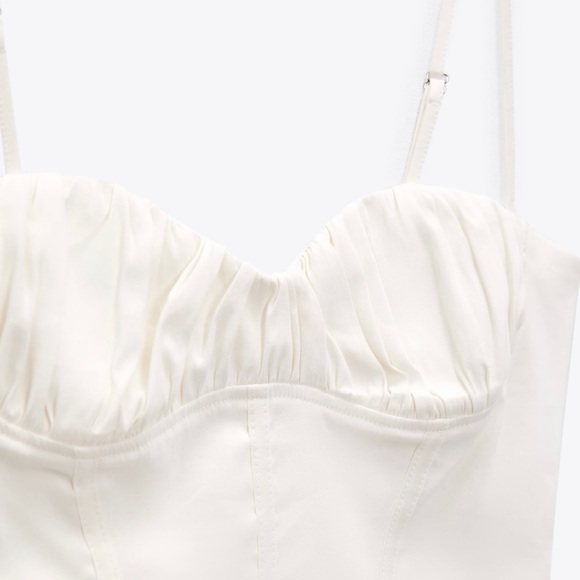 Zara Linen Corset Bodysuit - Picture 10 of 10